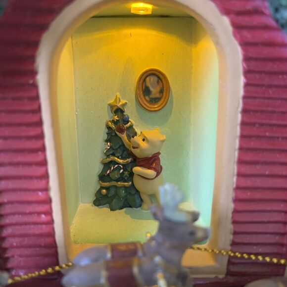 Bradford Exchange Disney Twas The Night Before Christmas Illuminated House Story - Picture 9 of 16